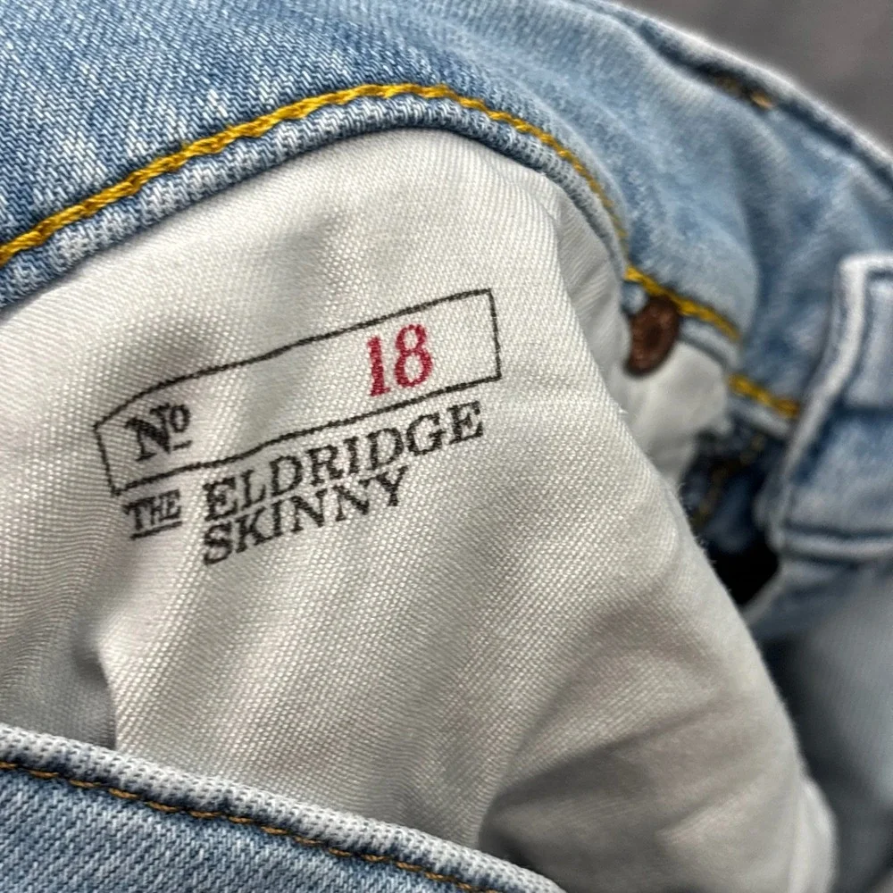 Polo Ralph Lauren Eldridge Skinny Jeans Boys 18 Light Wash Blue Denim 10830